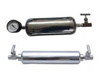 Gas And Liquid Sampling Cylinder - Color: Silver