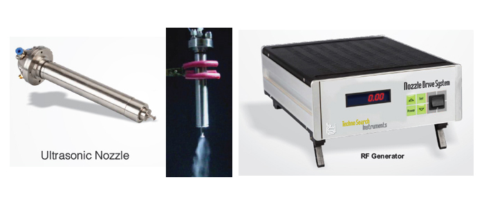 Ultrasonic Spray Nozzle - Color: Silver