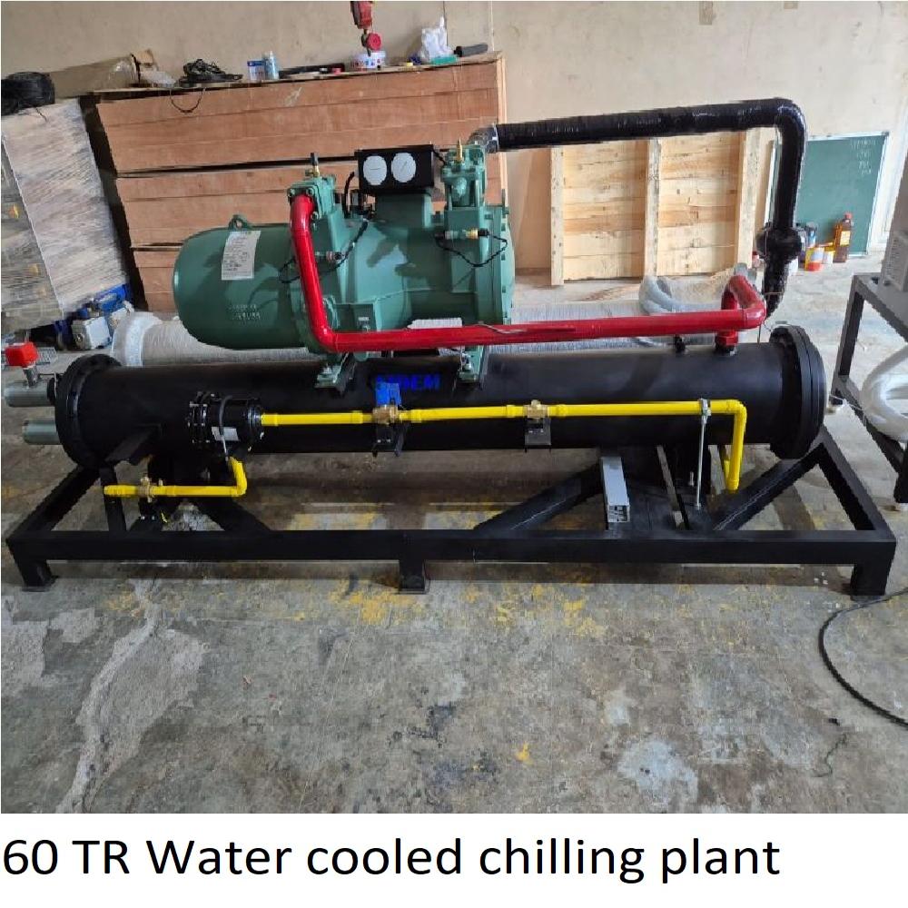 60 TR Water cooled chilling plant