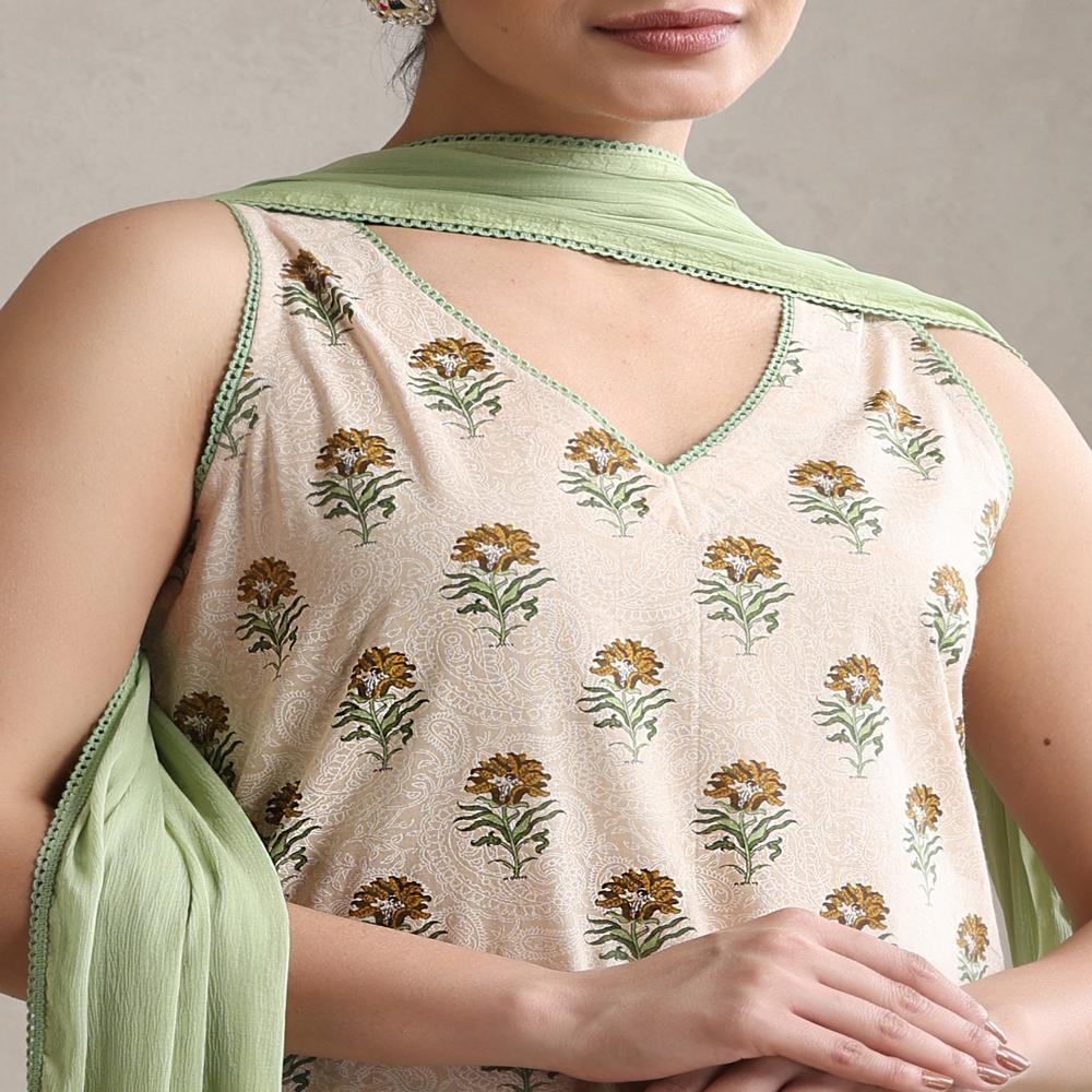Women Kurta - Color: Cream