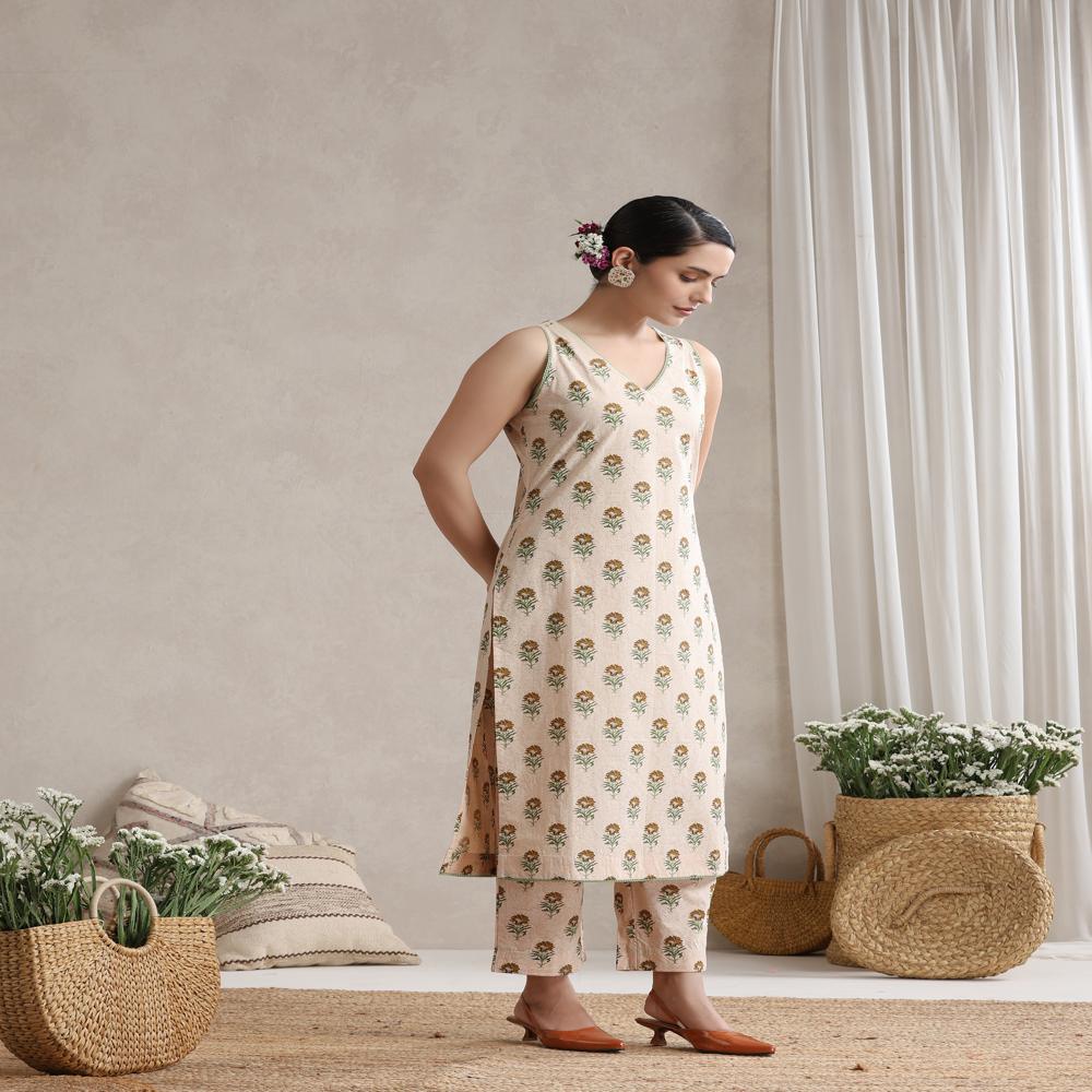 Women Kurta - Color: Cream