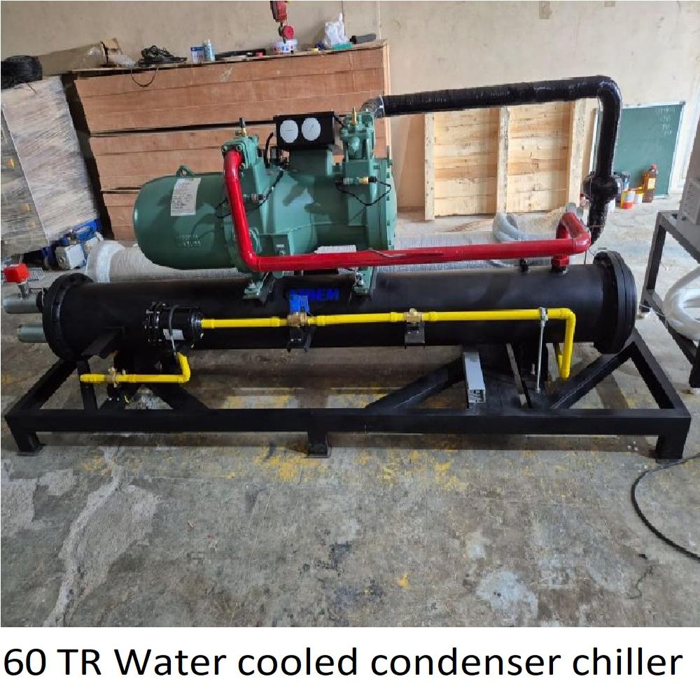 60 TR Water cooled condenser chiller