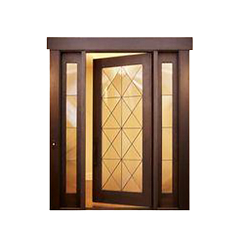 Wooden Frame Glass Door