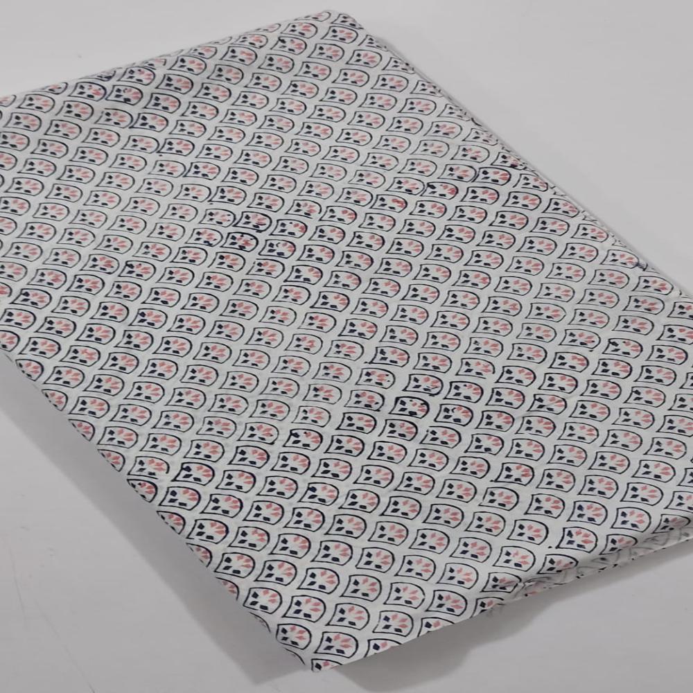 Beautiful Hand Block Printed Cotton Fabric