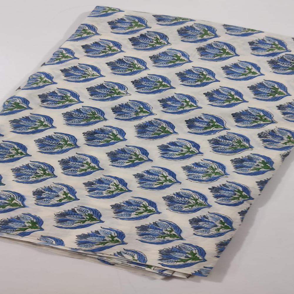 Beautiful HAnd Block Printed Cotton Fabric