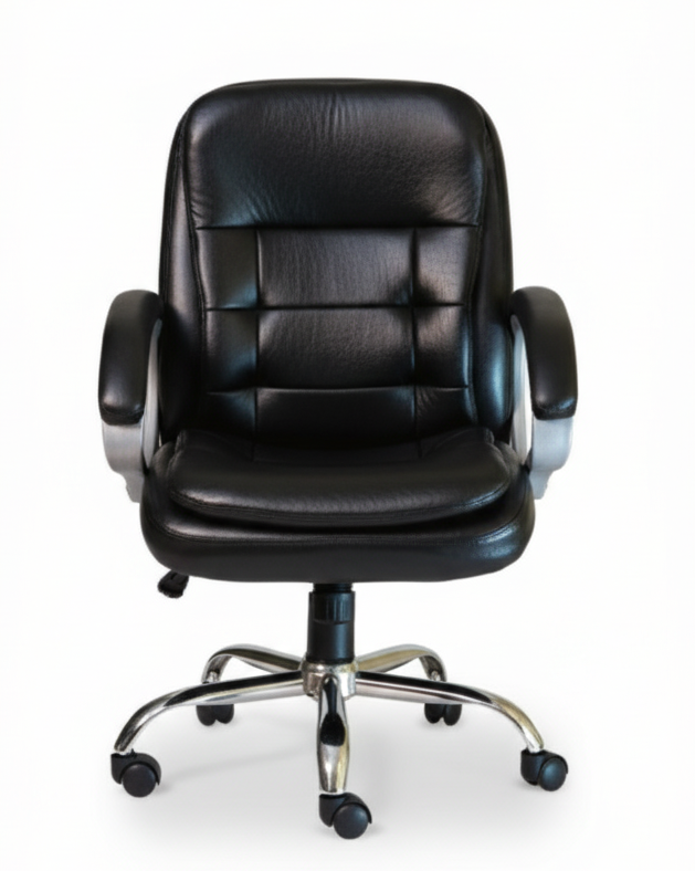 Premium High-Back Leatherette Office Chair