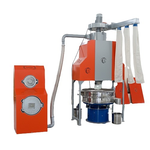 15 Hp Three Chamber Masala Machine - Color: Grey