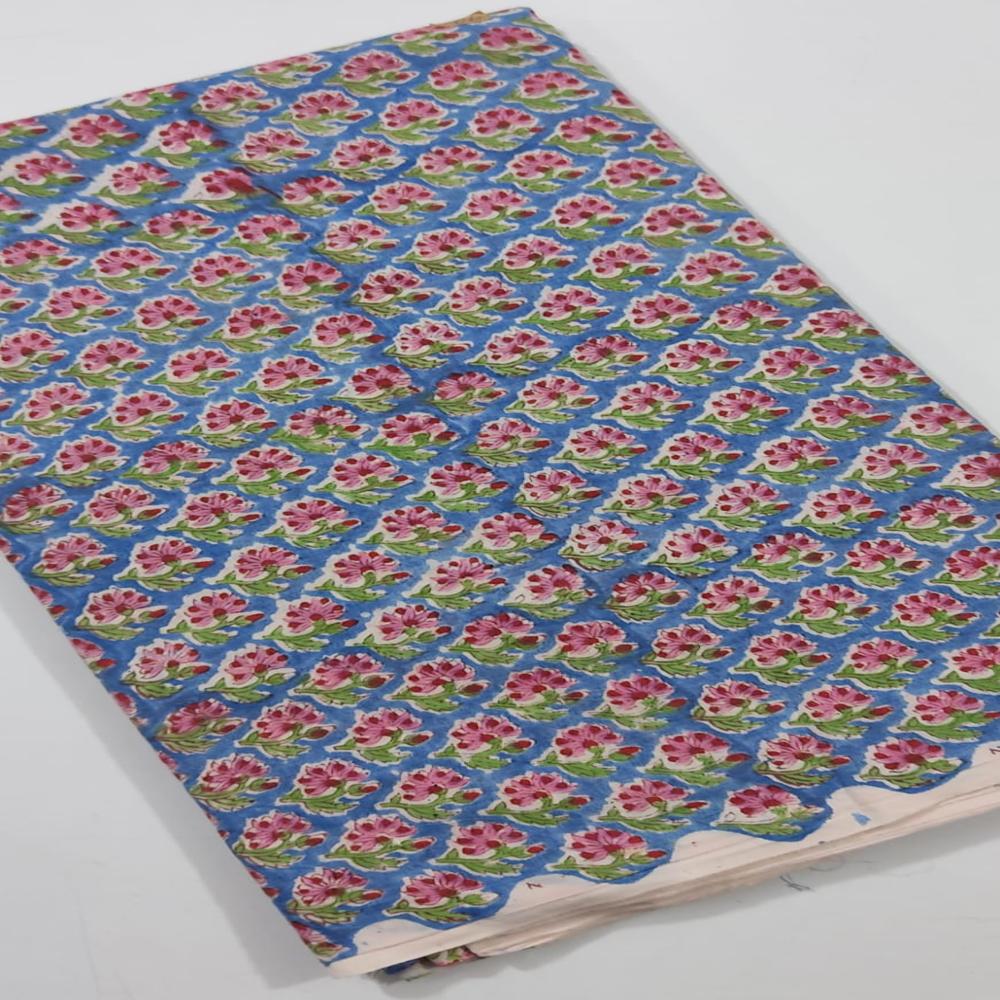 Hand Block Printed Cotton Fabric