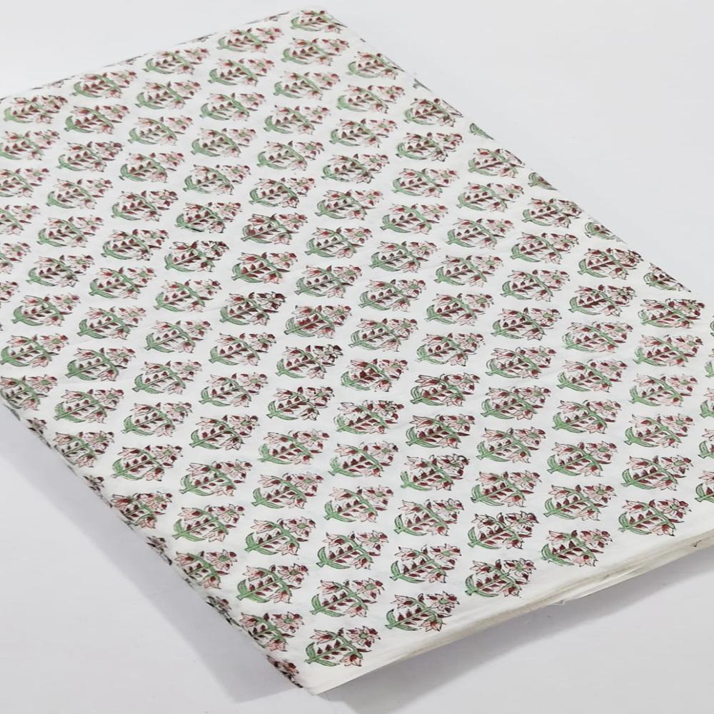 Hand Block Printed Cotton Fabric