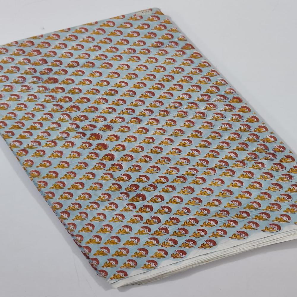 Hand Block Printed Cotton Fabric