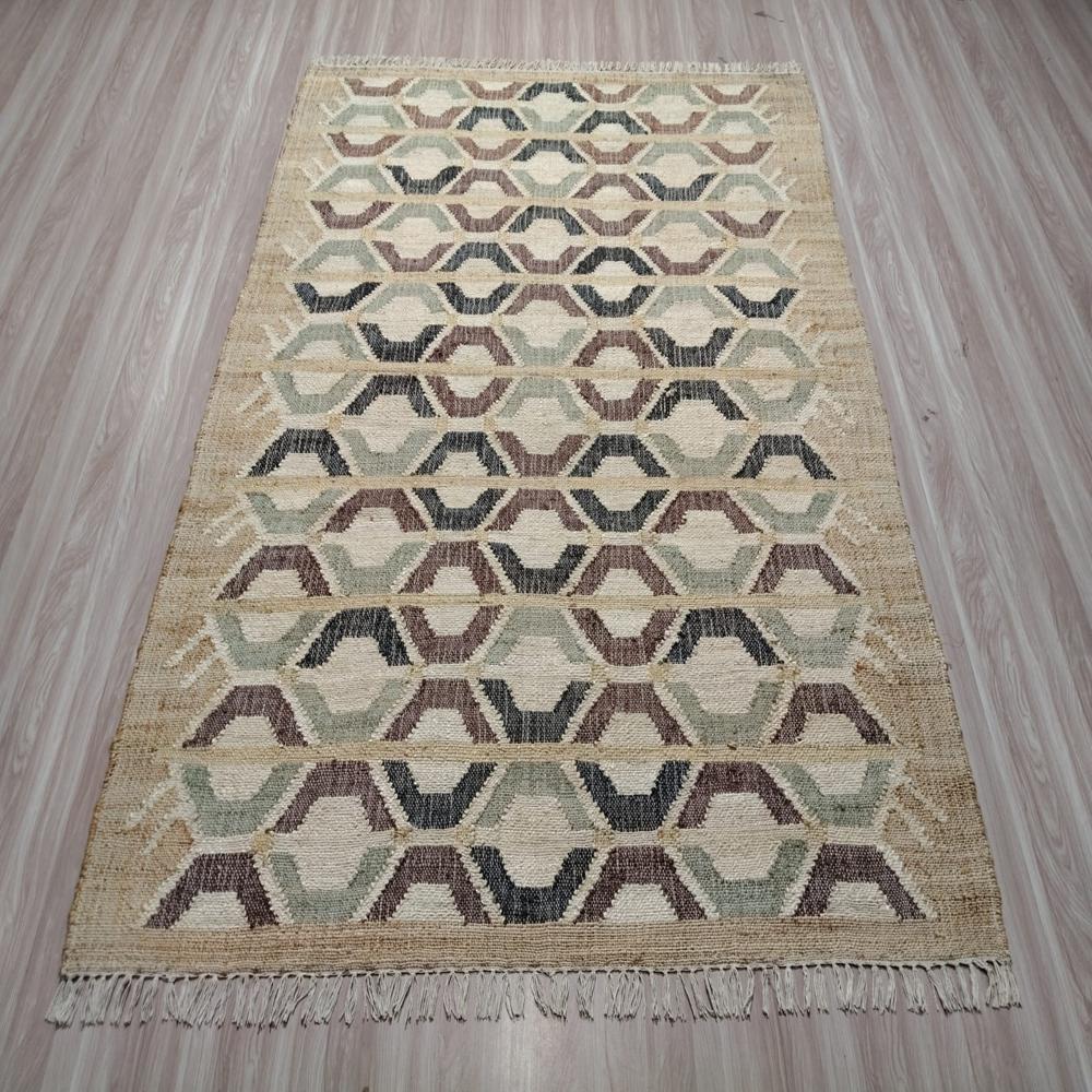 Cotton jute rug
