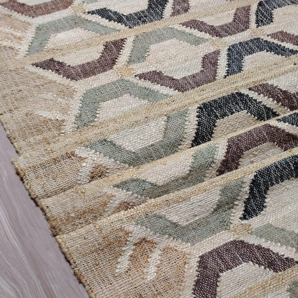 Cotton jute rug
