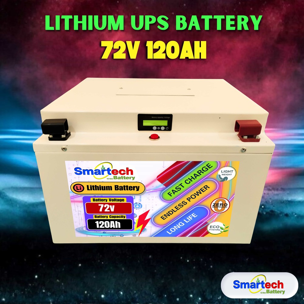 Ups Lithium Battery 72v 120ah - Features: Over Voltage Protection    	Under Voltage Protection    	Over Current Protection    	Short Circuit Protection    	High Temperature Protection    	Low Temperature Protection    	Soft Switch    	Soc Display    	Communication     Can 2.0