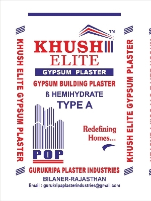 Khush Elite Gypsum Plaster - Color: White