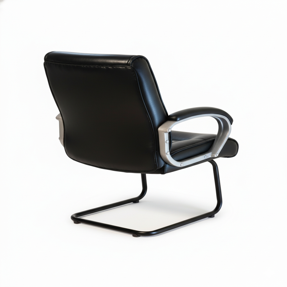 Executive Visitor Chair with Cushioned Armrest