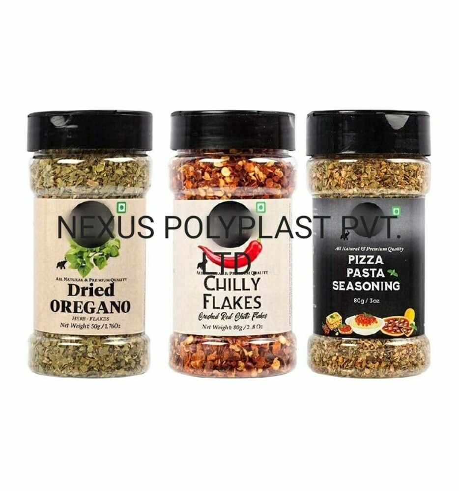 Spice Pet Jar With Black Cap