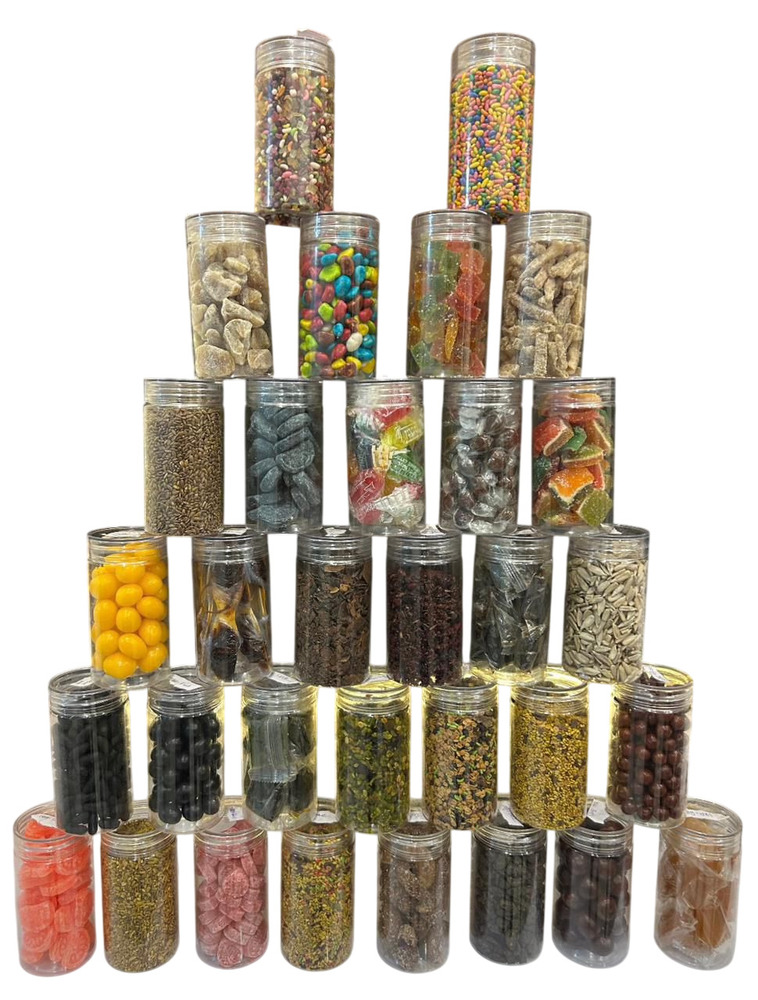 Transparent Dry Fruit Pet Jar
