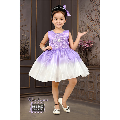 8602 Kids Frock Slax