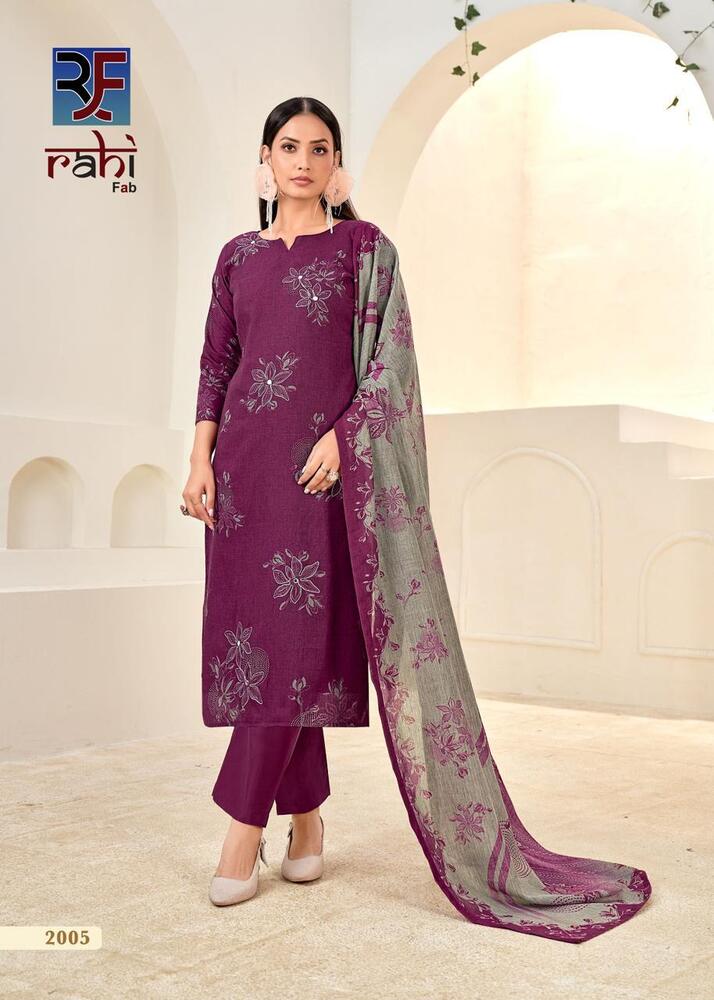 Rahi Fab Rising Silver Vol-2  Dress Material