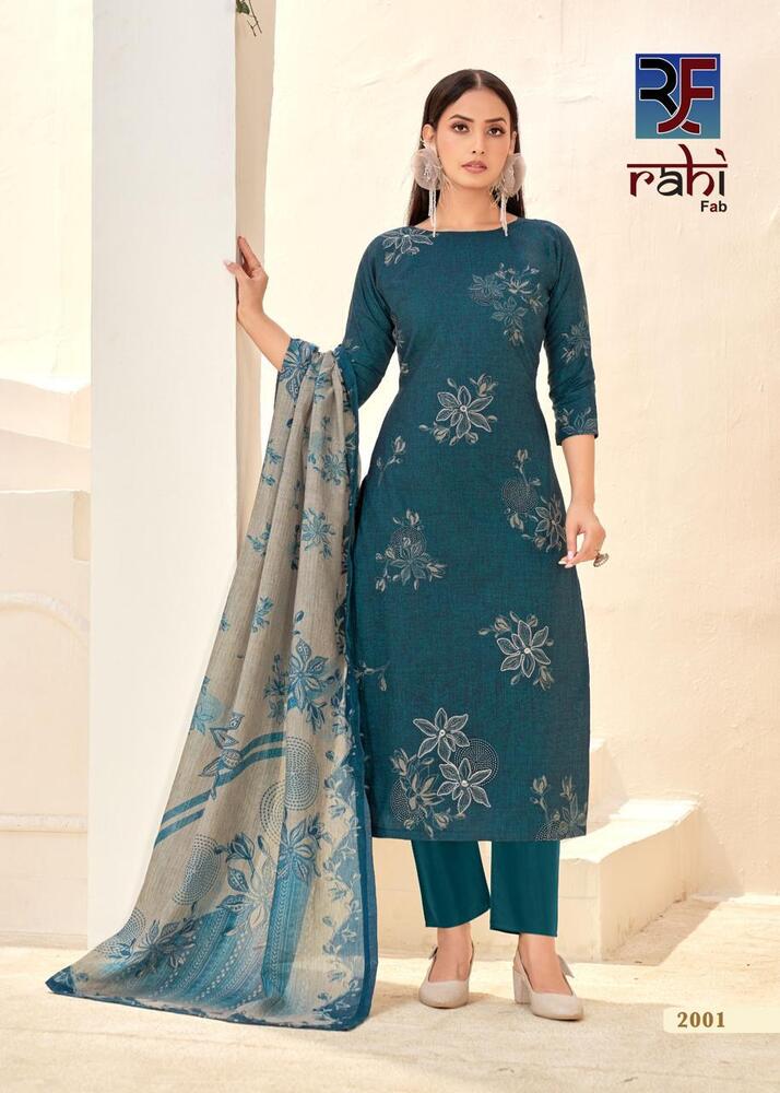 Rahi Fab Rising Silver Vol-2  Dress Material