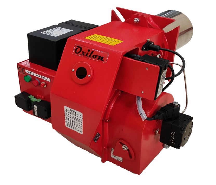 Industrial Oil Burner - Color: Red