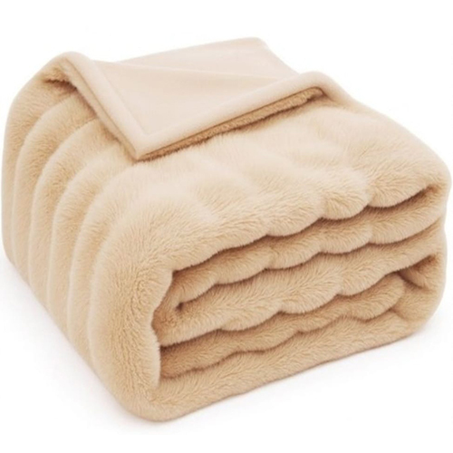 Beige Colour Bubble Blanket