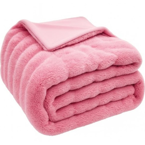 Pink Colour Bubble Blanket