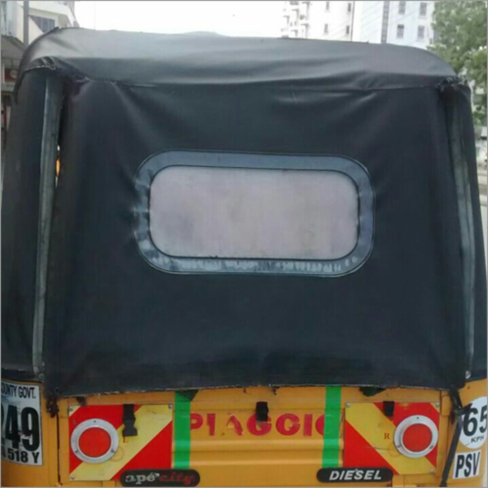 Three Wheeler Hoods - Color: Black
