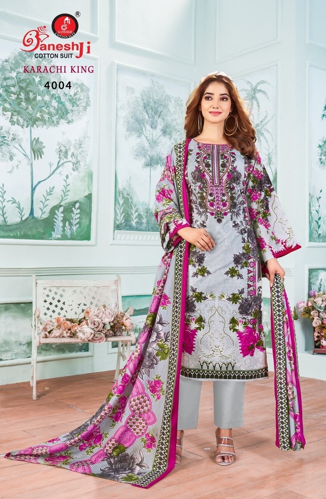 Ganeshji Karachi King Vol-4  Dress Material