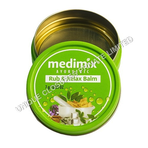 7gm Tin Slip Lid Container