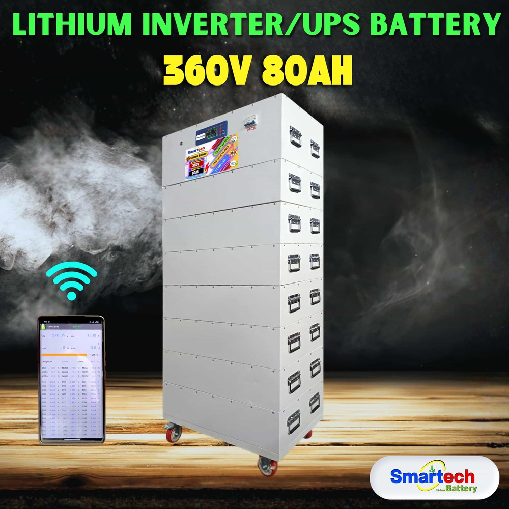 Lithium Inverter/ups 360v 80ah - Features: Over Voltage Protection    	Under Voltage Protection    	Over Current Protection    	Short Circuit Protection    	High Temperature Protection    	Low Temperature Protection    	Soft Switch    	Soc Display    	Communication     Can 2.0