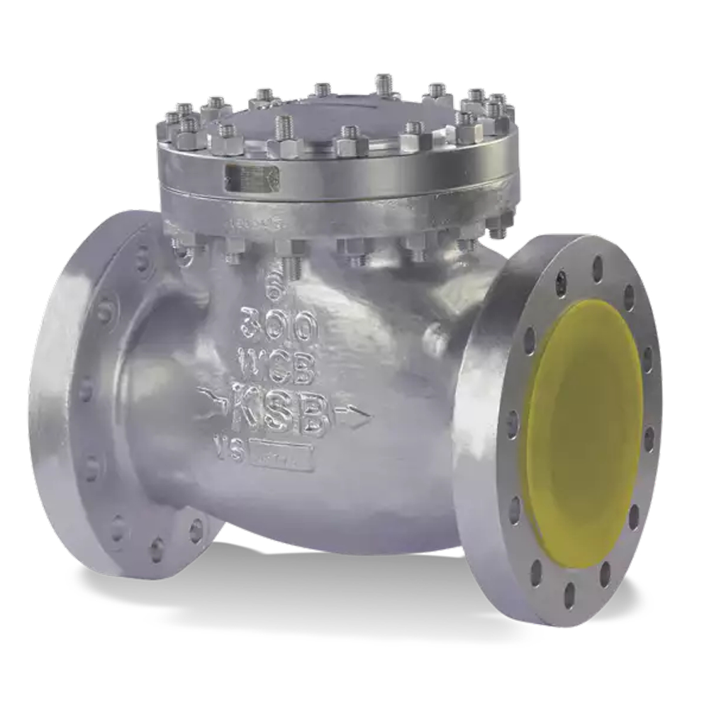 KSB Make Cast Steel Swing Check Valves Class 300 Flanged end