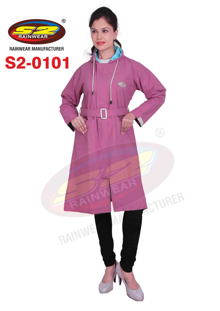 Ladies Rain Coat - Color: Assorted