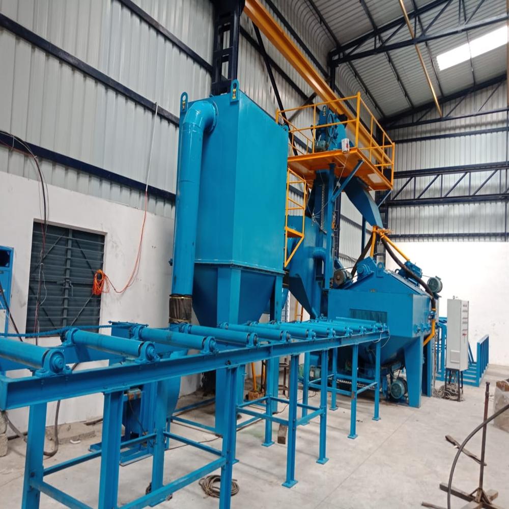 Roller Conveyor Shot Blasting Machine - Accuracy: 99 %