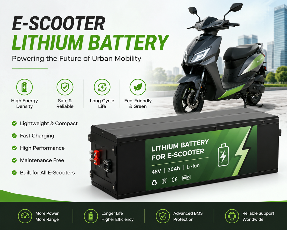 60V 24AH E Scooter Lithium Battery