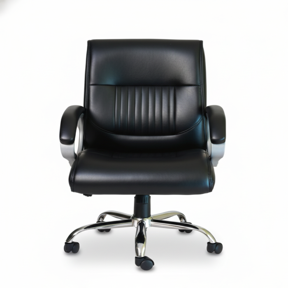 Leatherette Revolving Office Chair