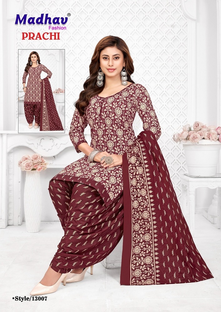Madhav Prachi Vol-13 Dress Material