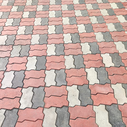 Zig Zag Paver Blocks - Color: Multicolor