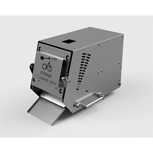 Automatic Chapati Pressing Machine - Stainless Steel, Grey Color | Electric Heating System, Automatic Operation For Restaurants & Hotels