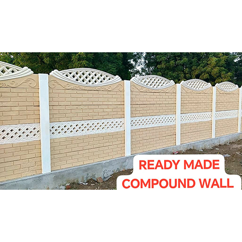 Precast Compound Wall - Color: Grey