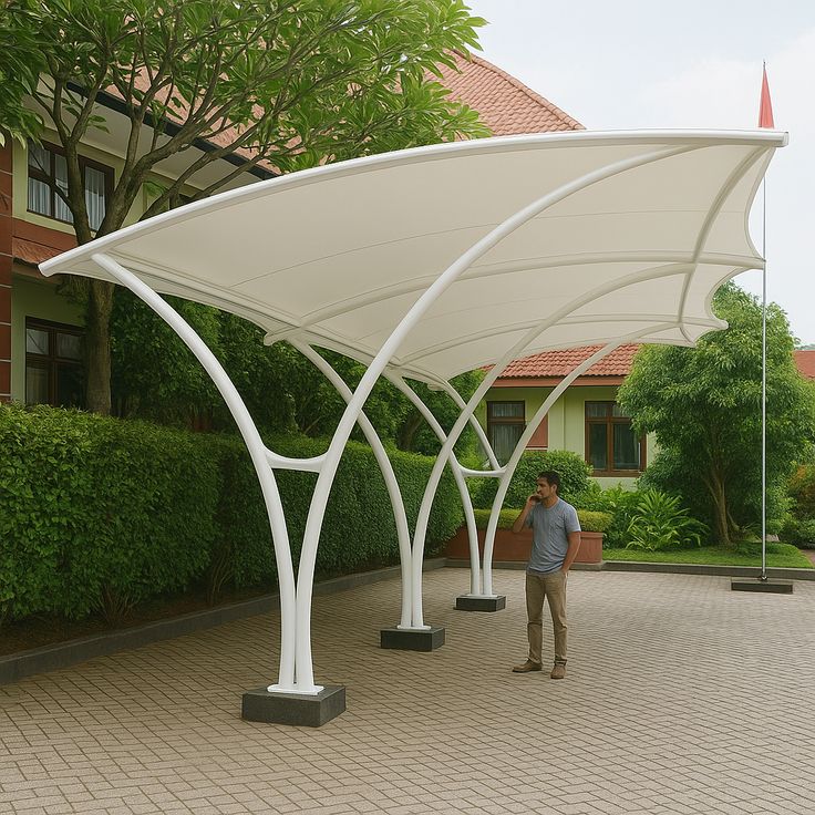 Car Shed - Coating Type: Powder Coating