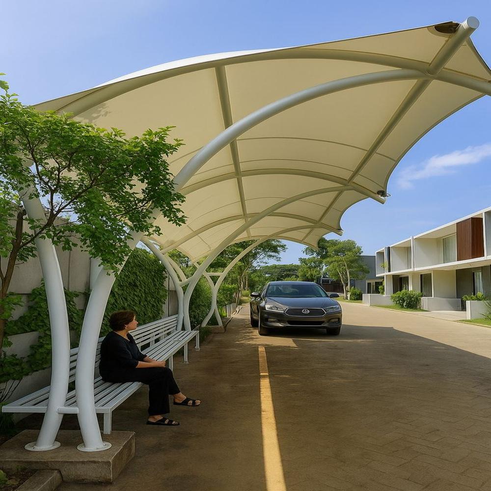 Car Shed - Coating Type: Powder Coating