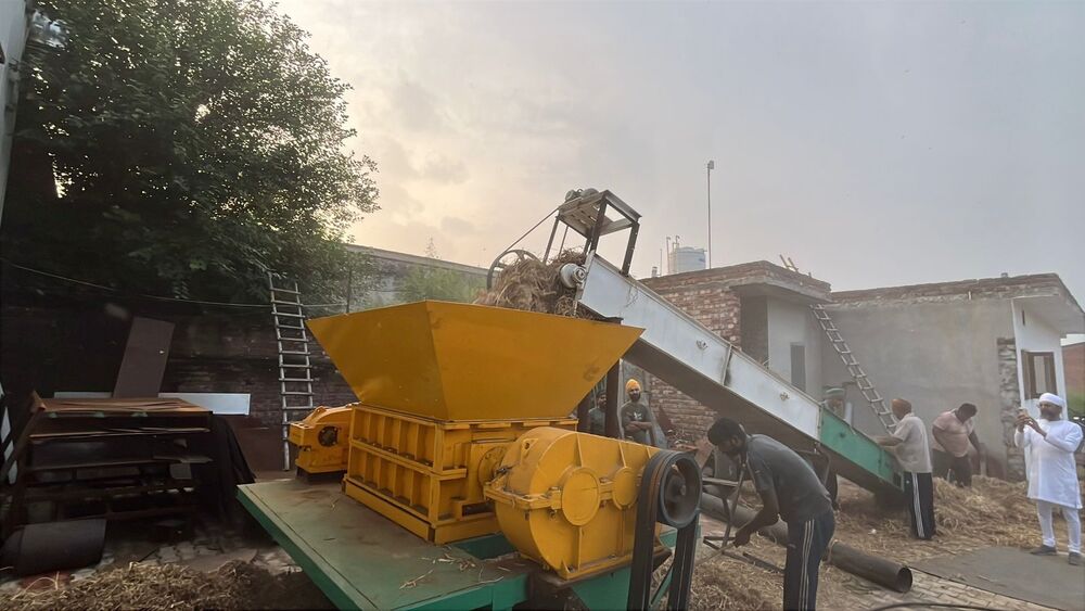 Paddy Straw Shredder