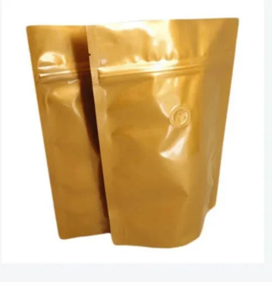 7X10 Inch Golden Stand Up Pouch - Load Capacity: 200 Gram (G)
