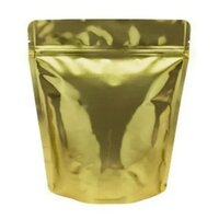 Golden Stand Up Pouch Bag - Size: 6*4 Inches