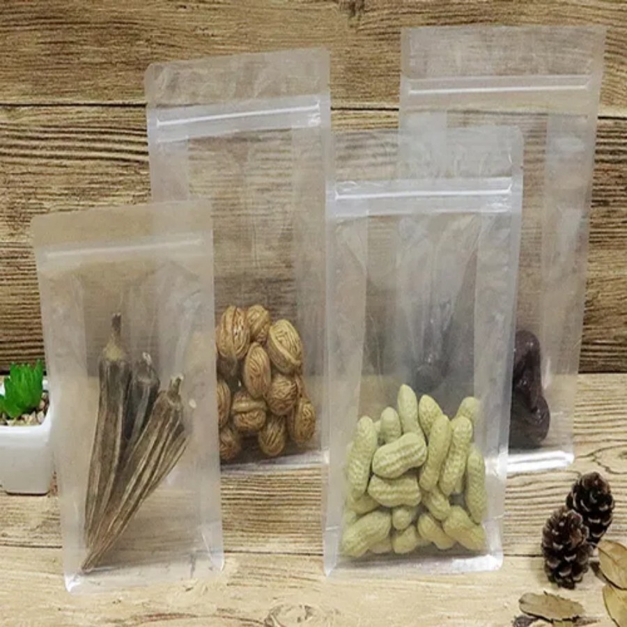 Transparent Zip Lock Side Seal Bags - Material: Plastic