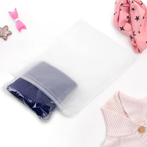 Eva Frosted Zipper Slider Bag