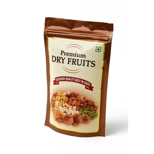 Dry Fruit Metallised Pre Printed Three Side Seal Pouches