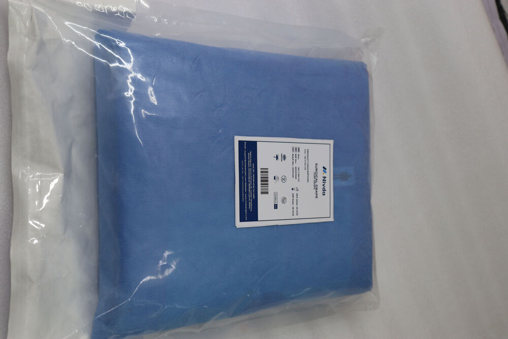 Disposable Turp Drape - Sms Material, 45 Gsm , Eto Sterile, Blue Color For Trans Urethral Resection Of Prostate Surgery