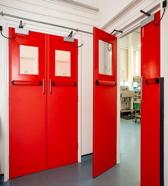 Fire Rated Doors - Stainless Steel , Various Sizes For Commercial Applications